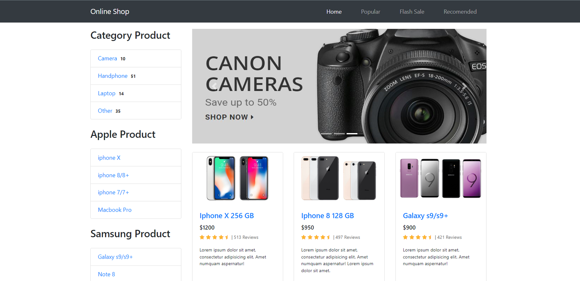 Landing Page